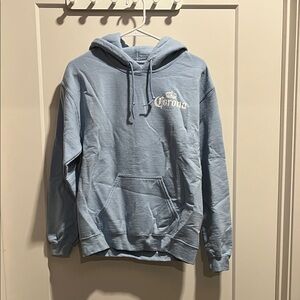 Corona Sky Blue Men's Hoodie, Size S